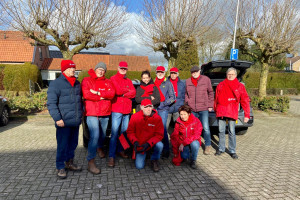 Ons campagneteam weer op pad in…….. Ruinerwold.